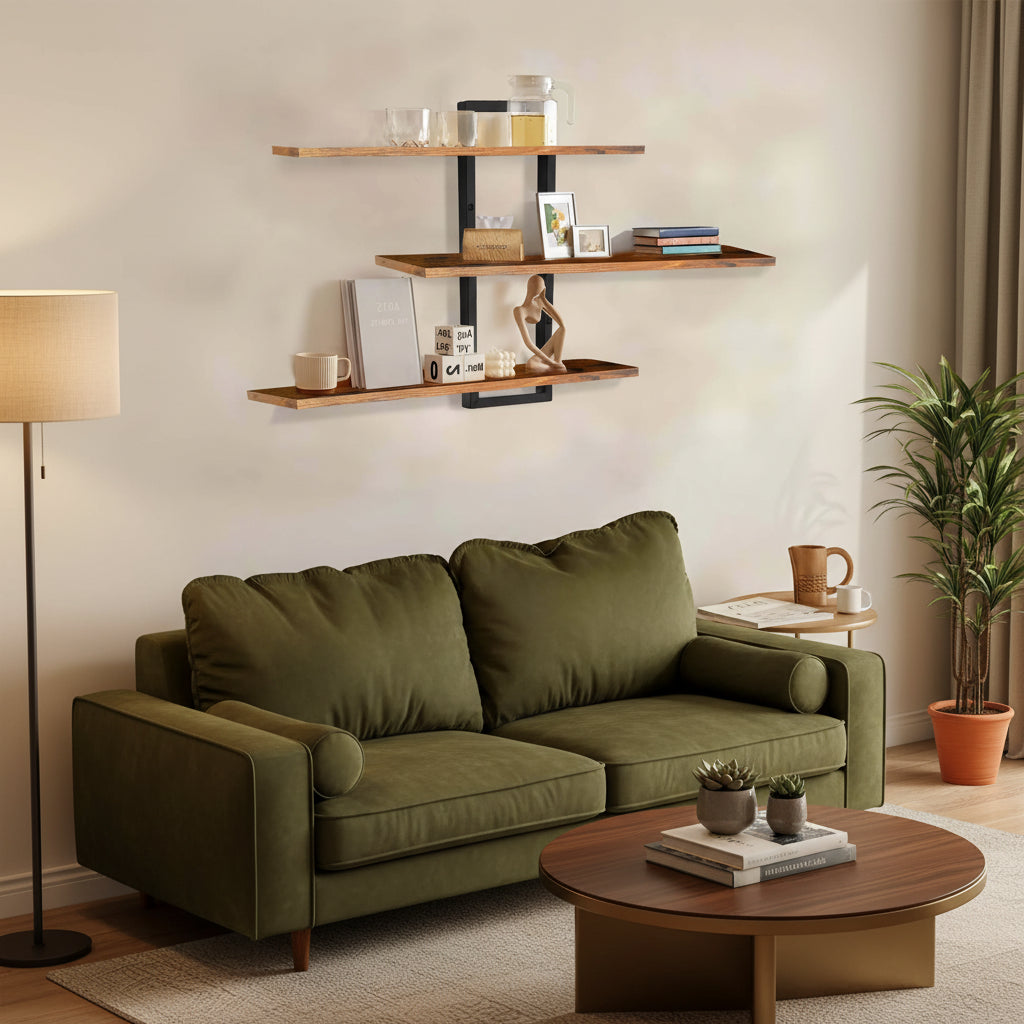 Décoration Étagère Murale Salon | 48 x 52 cm