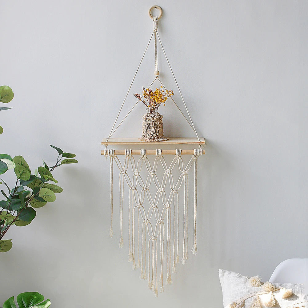 Etagère Murale Macramé