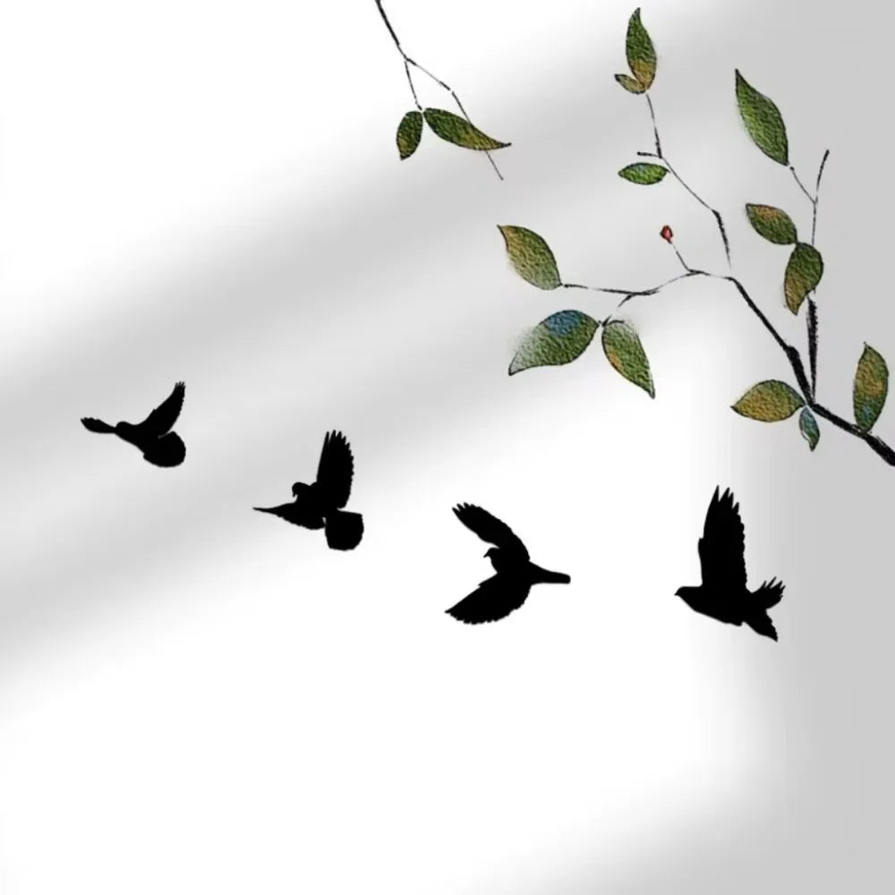 Décoration Murale Oiseaux Métal