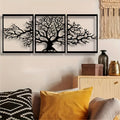 Grande Décoration Murale En Métal | 90 x 37,5cm