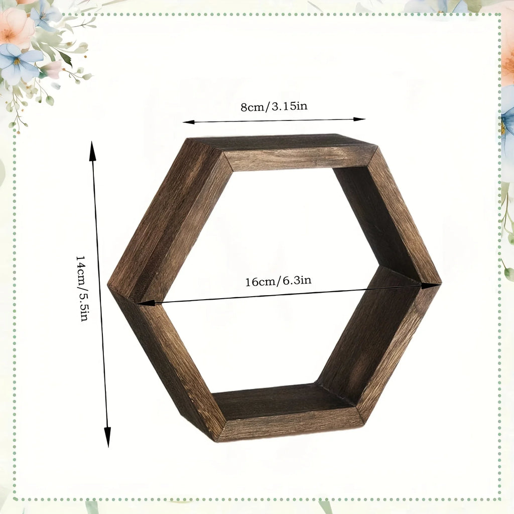 Décoration Murale Hexagonale Bois