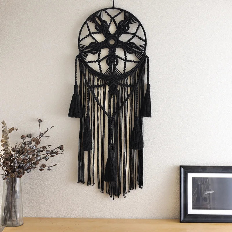 Macramé Mural Noir