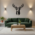 Décoration Murale Métal Cerf | 60 x 55 cm