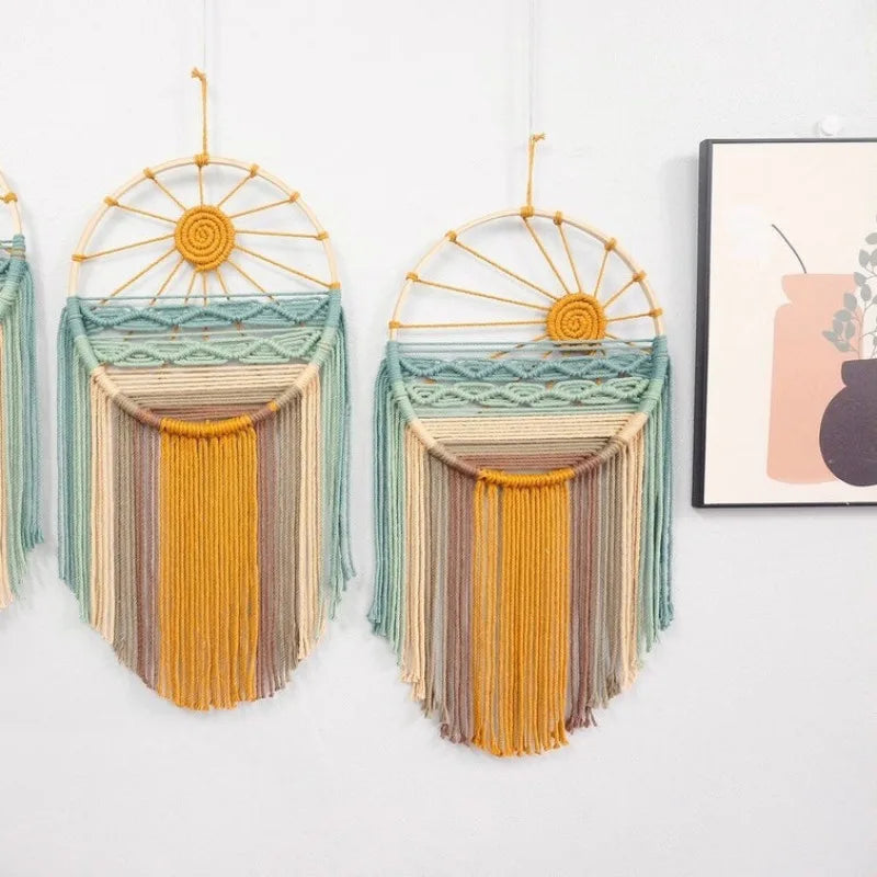 Cercle Macramé Mural | 27 x 60 cm