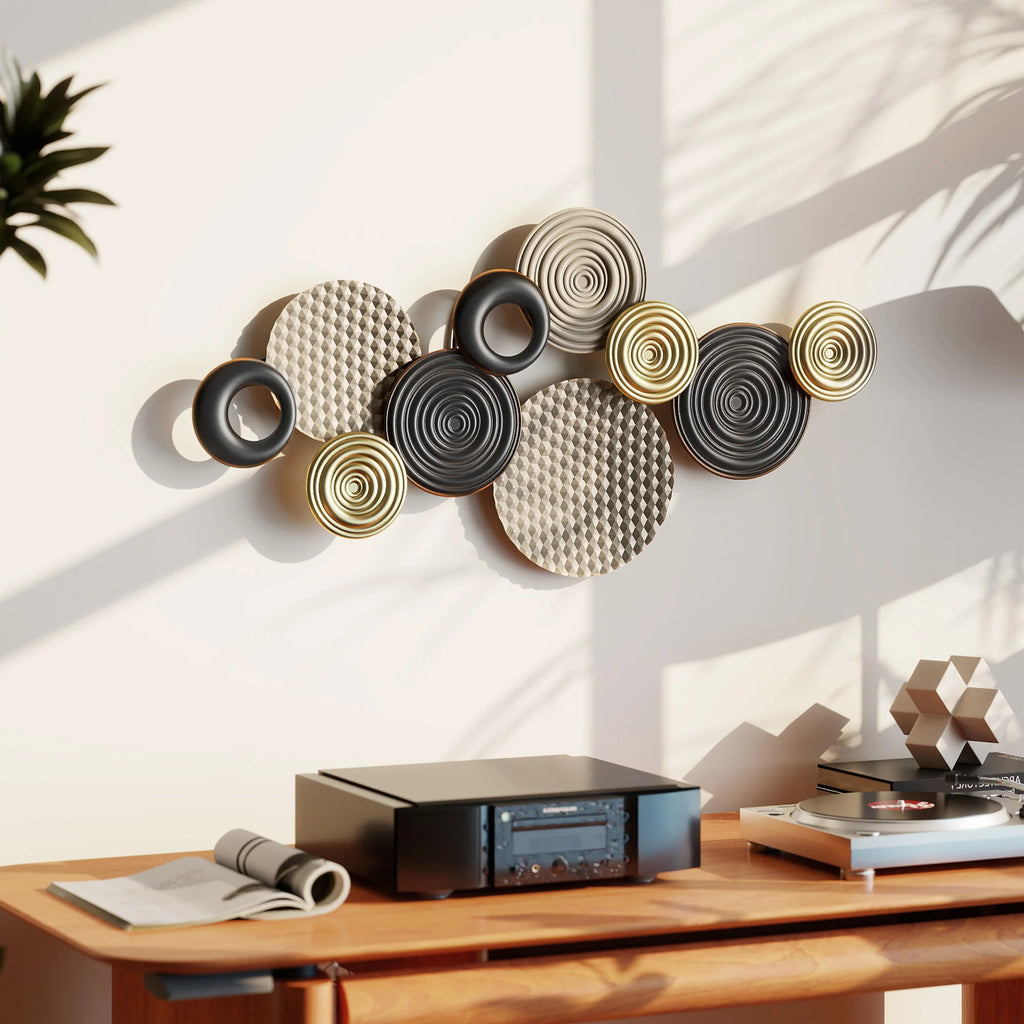 Décoration Murale En Fer Design | 100 x 50 cm