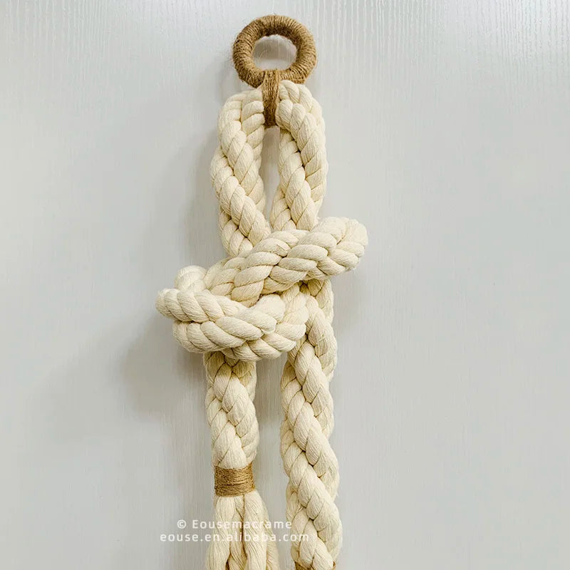 Noeud Macramé Mural | 70 cm de Long