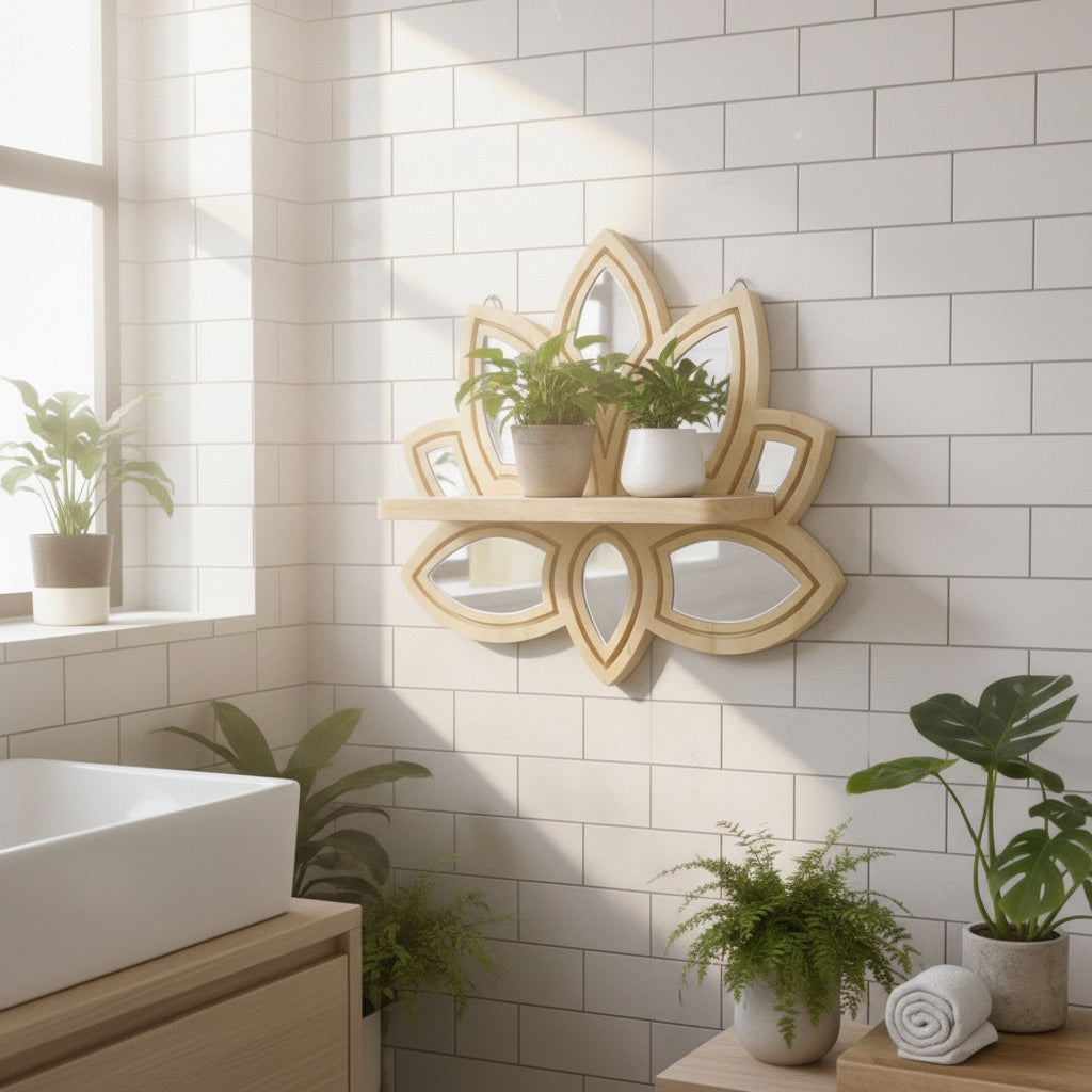 Petite Décoration Murale Salle De Bain | 33,5 x 29 cm