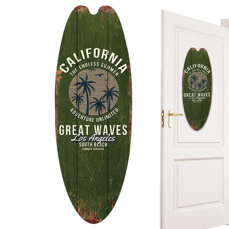 Planche De Surf Décoration Murale | 45 x 16 cm