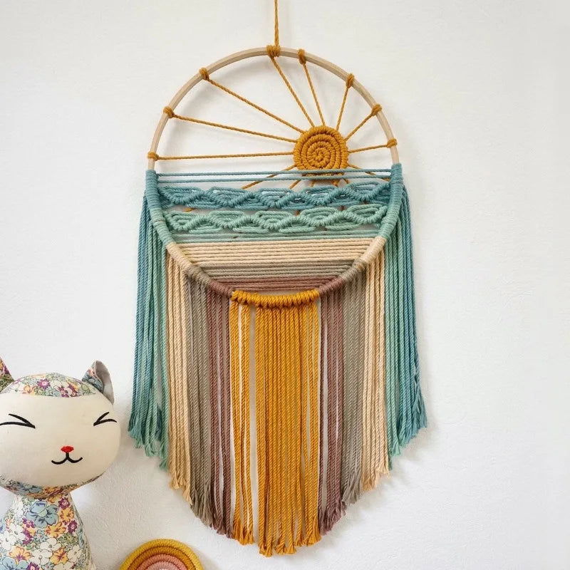 Cercle Macramé Mural | 27 x 60 cm