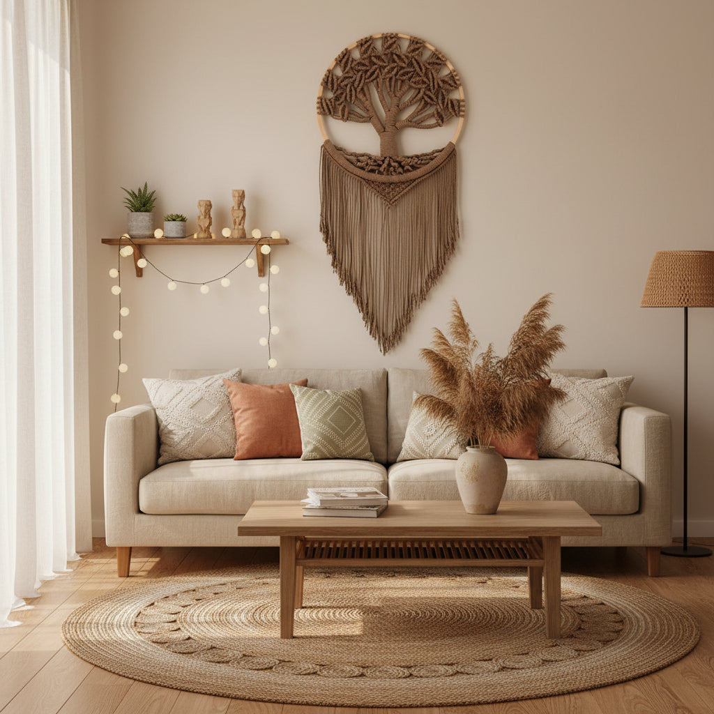 Décoration Murale Macramé | 75 x 30 cm