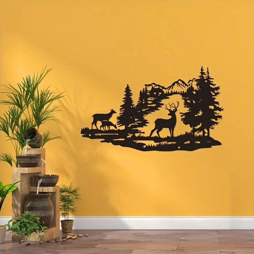 Décoration Murale Animaux En Métal | 40 x 28 cm
