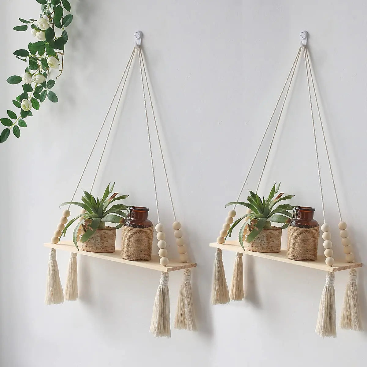 Etagère Murale Macramé