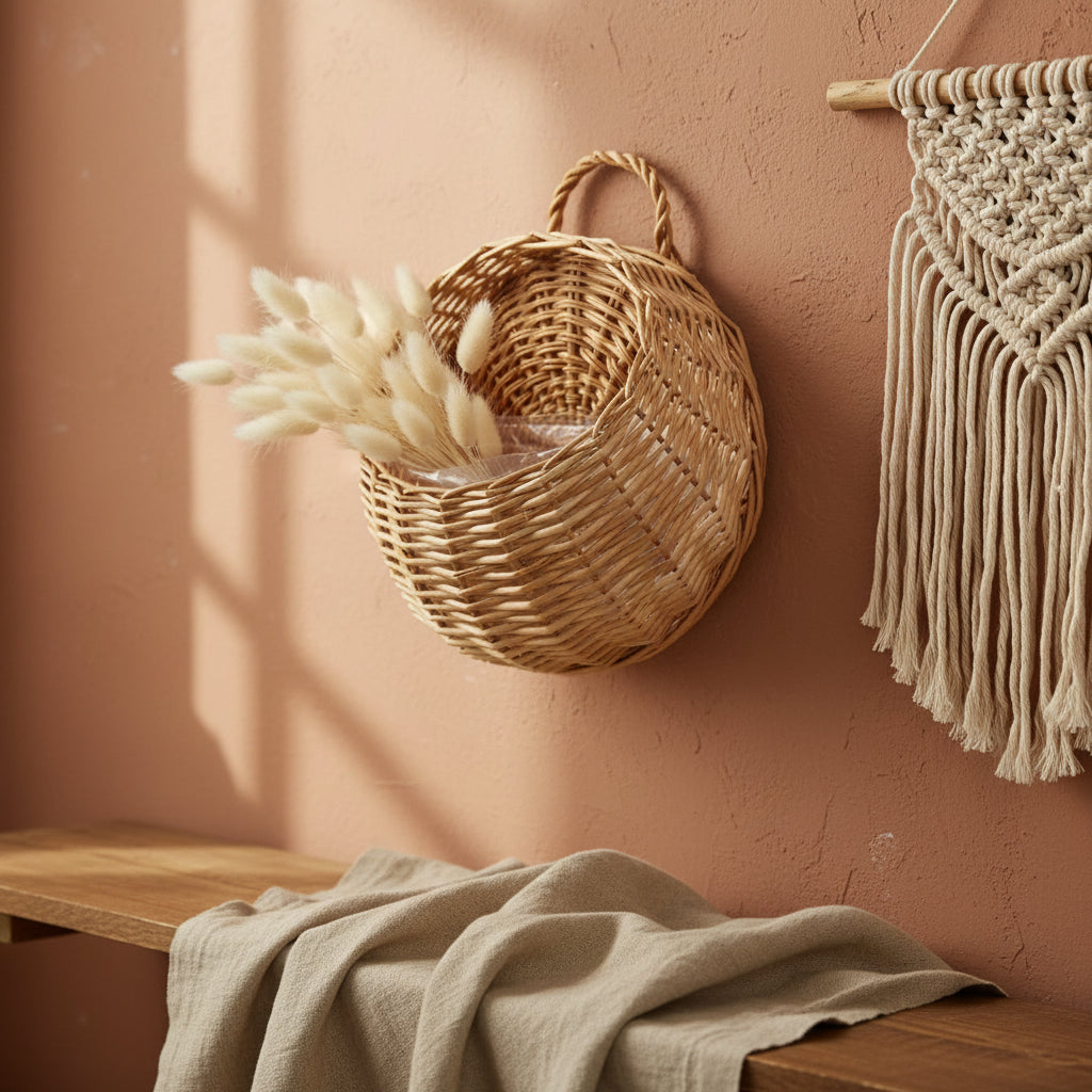 Panier Mural Décoration | 25 x 21 cm