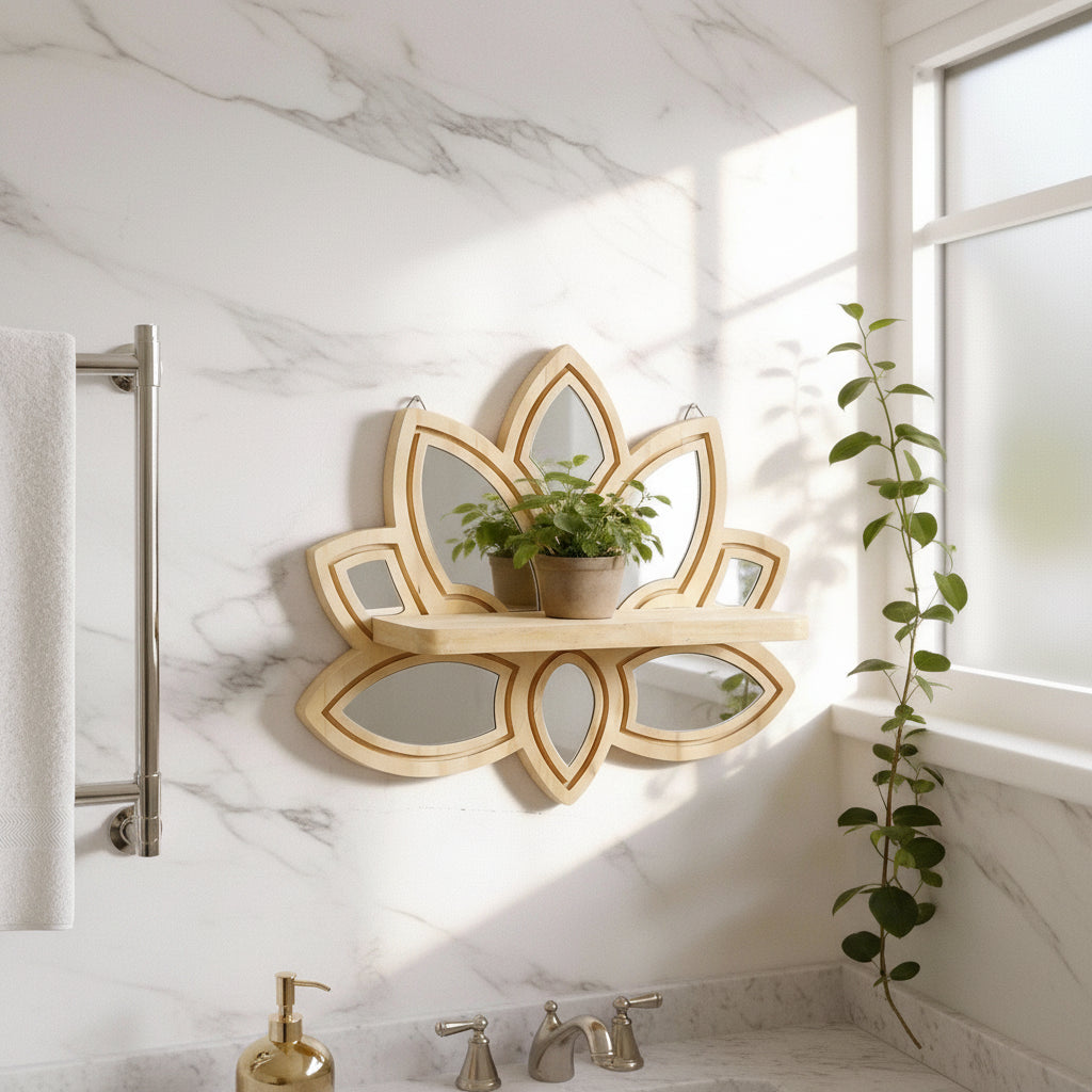 Petite Décoration Murale Salle De Bain | 33,5 x 29 cm