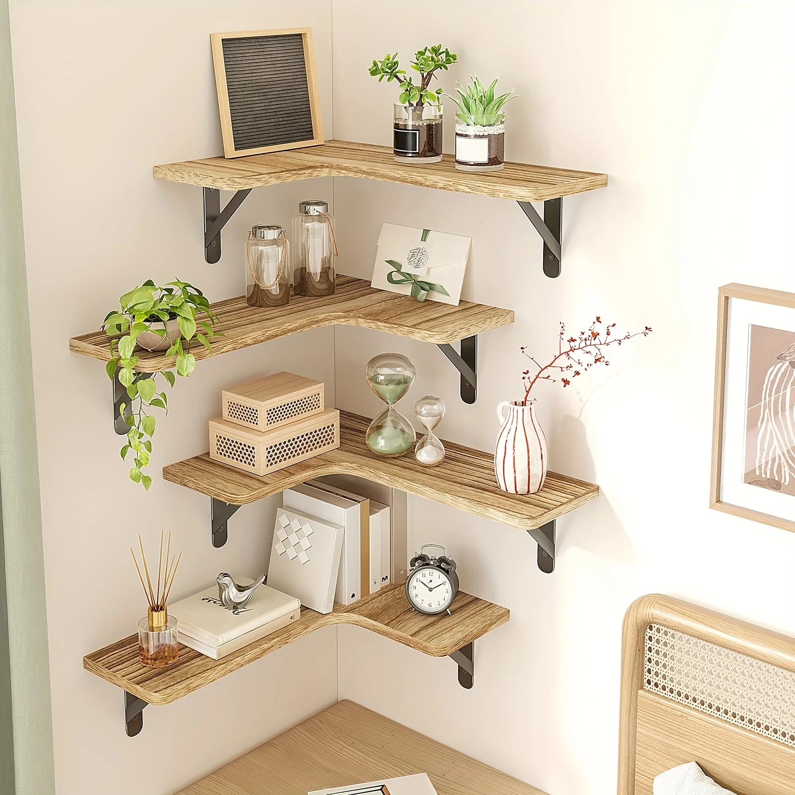 Étagère Murale Décorative En Bois