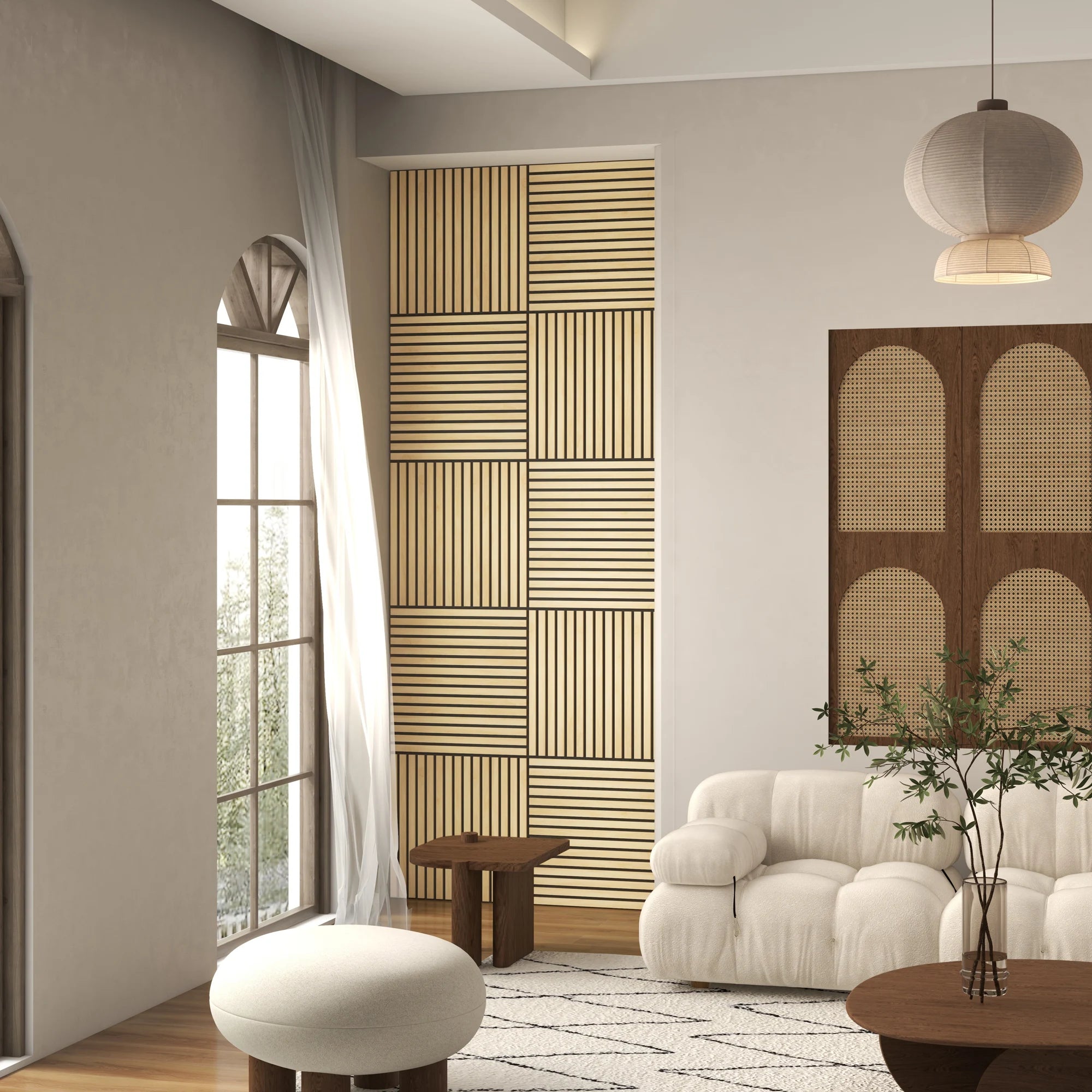 Tasseau Décoratif Mural |  4 Pièces 60 x 60 cm