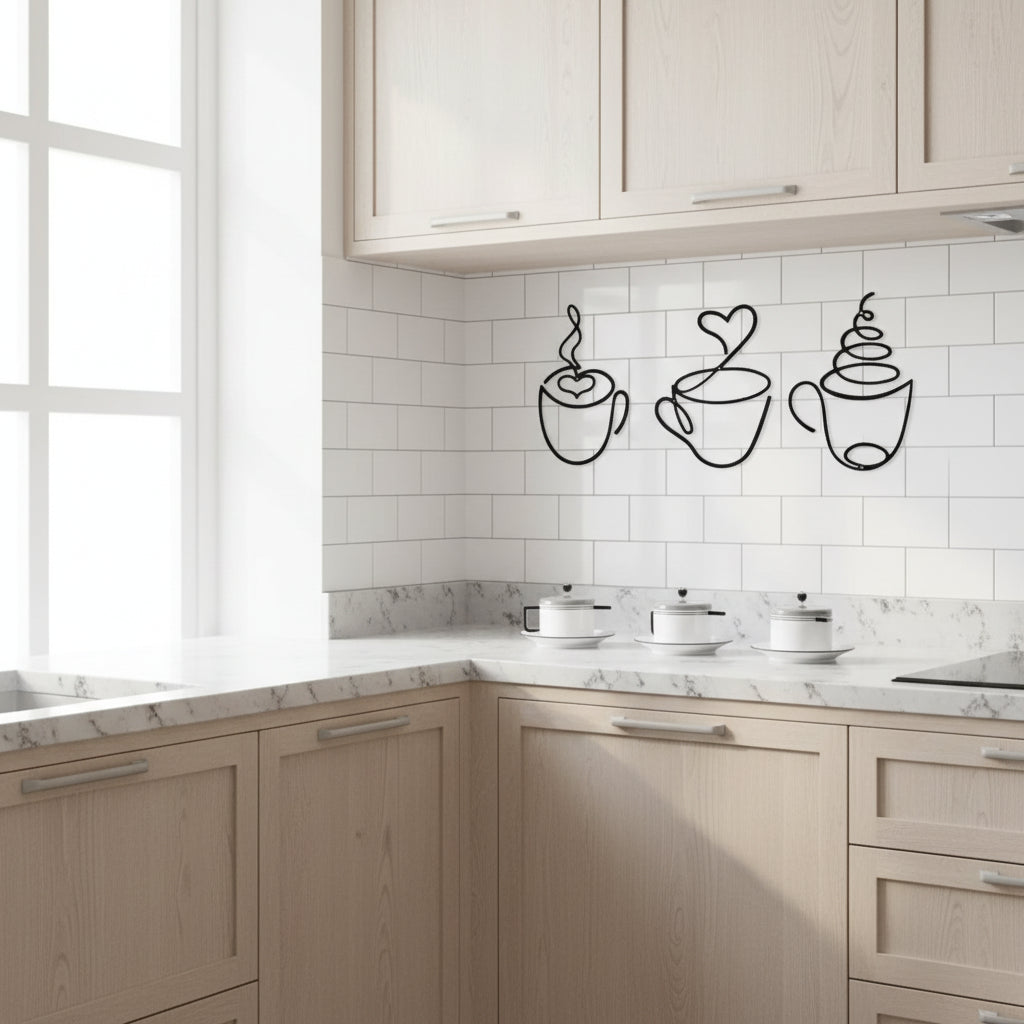 Décoration Murale Métal Pour Cuisine