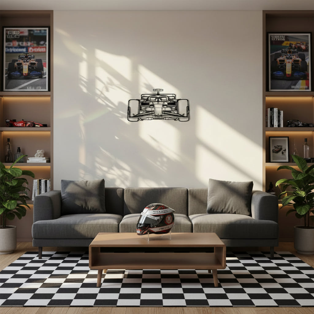 Décoration Murale Voiture Métal | 40 cm x 20,5 cm