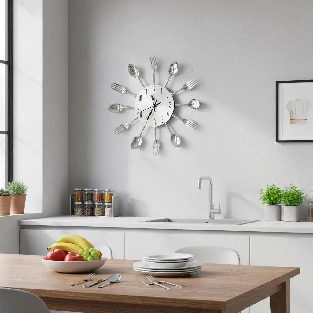 Horloge Murale Décorative Cuisine | 31 cm de diamètre
