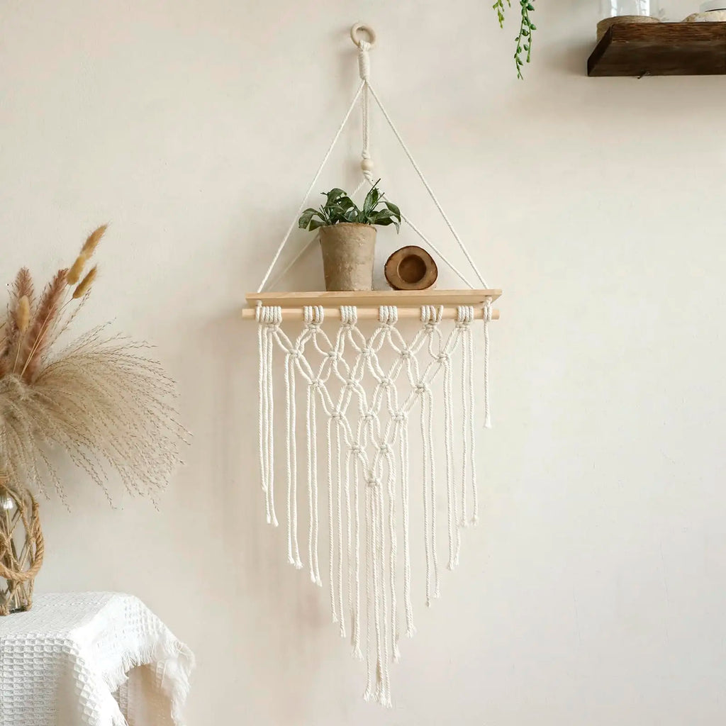 Etagère Murale Macramé