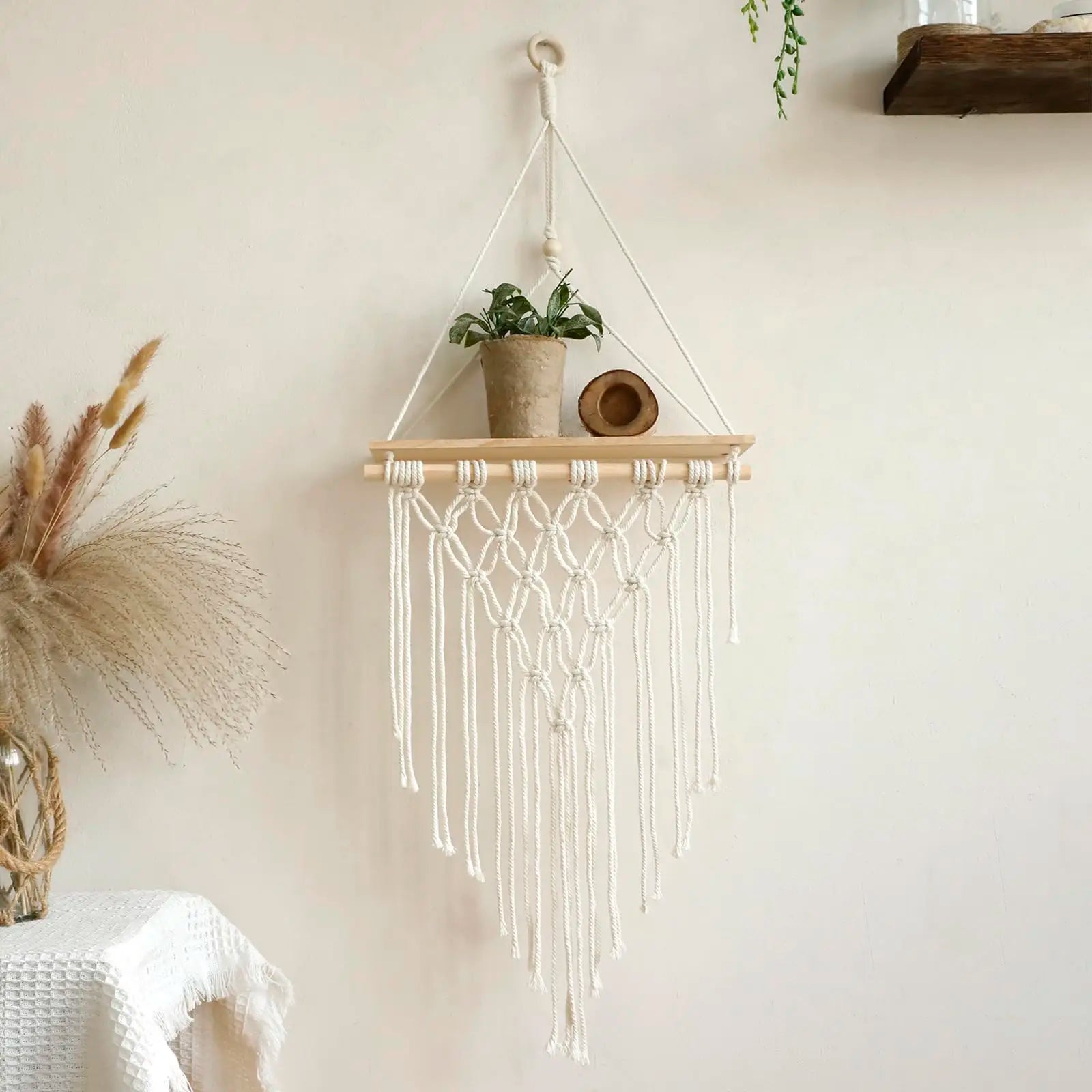 Etagère Murale Macramé