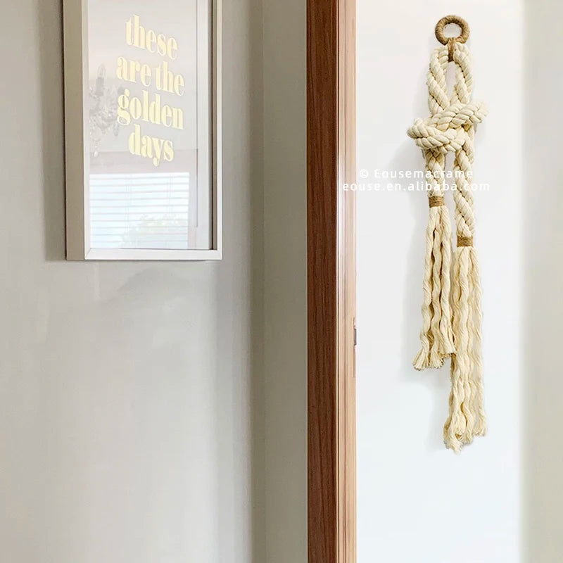 Noeud Macramé Mural | 70 cm de Long