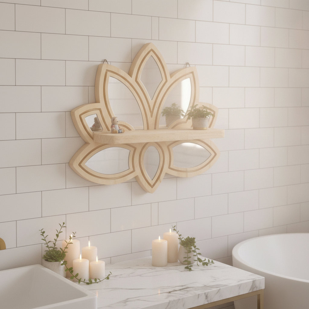 Petite Décoration Murale Salle De Bain | 33,5 x 29 cm