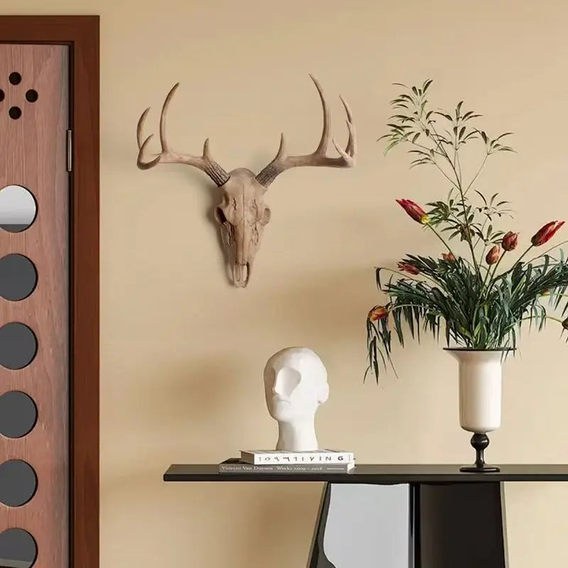 Bois De Cerf Décoration Murale | 39 x 37 cm