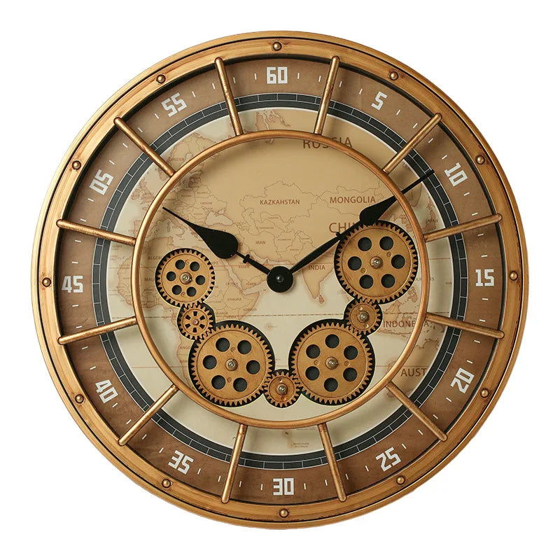 Industrielle Horloge Murale Décorative | 46 cm