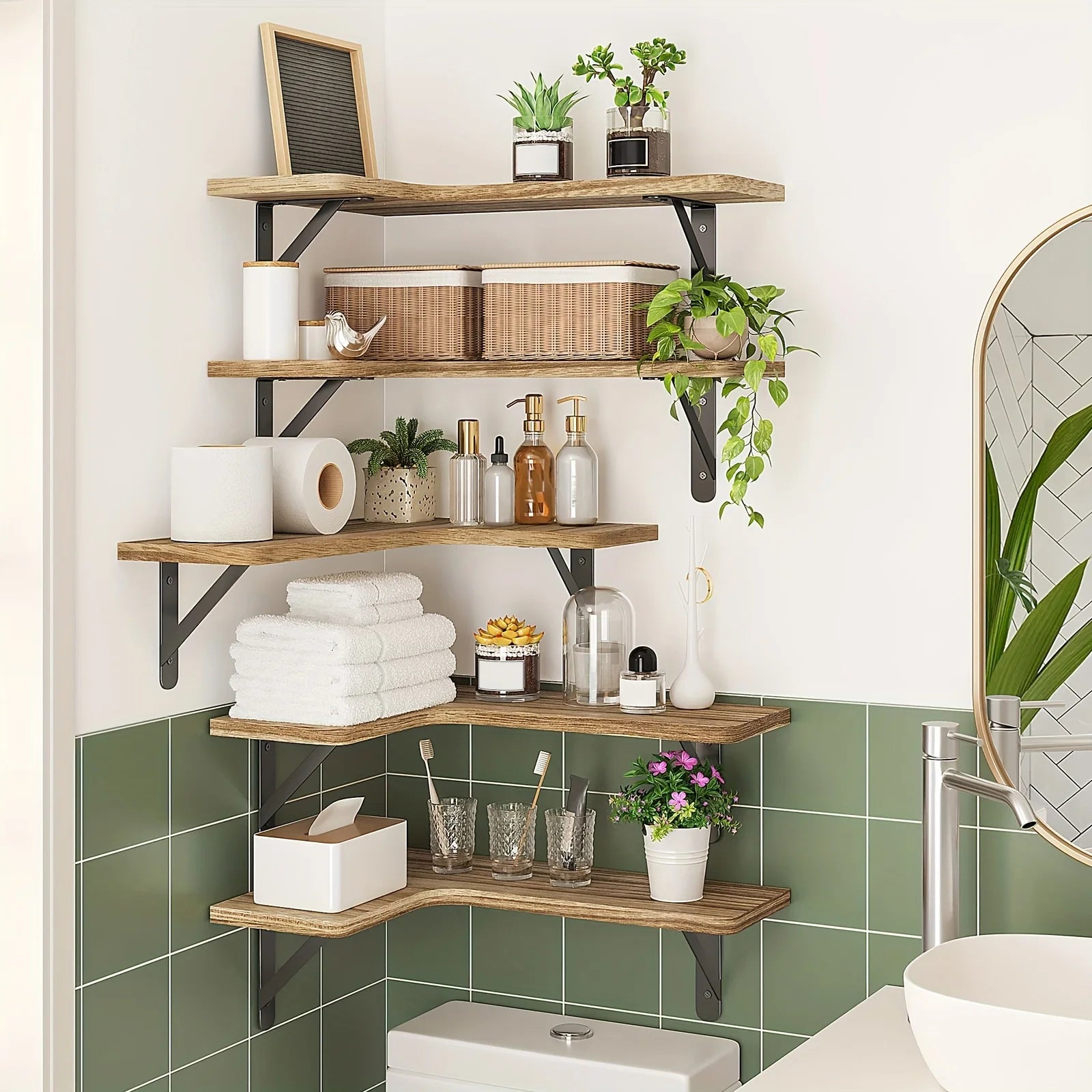 Étagère Murale Décorative En Bois