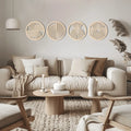 Décoration Murale Scandinave Bois | 20 cm de diamètre