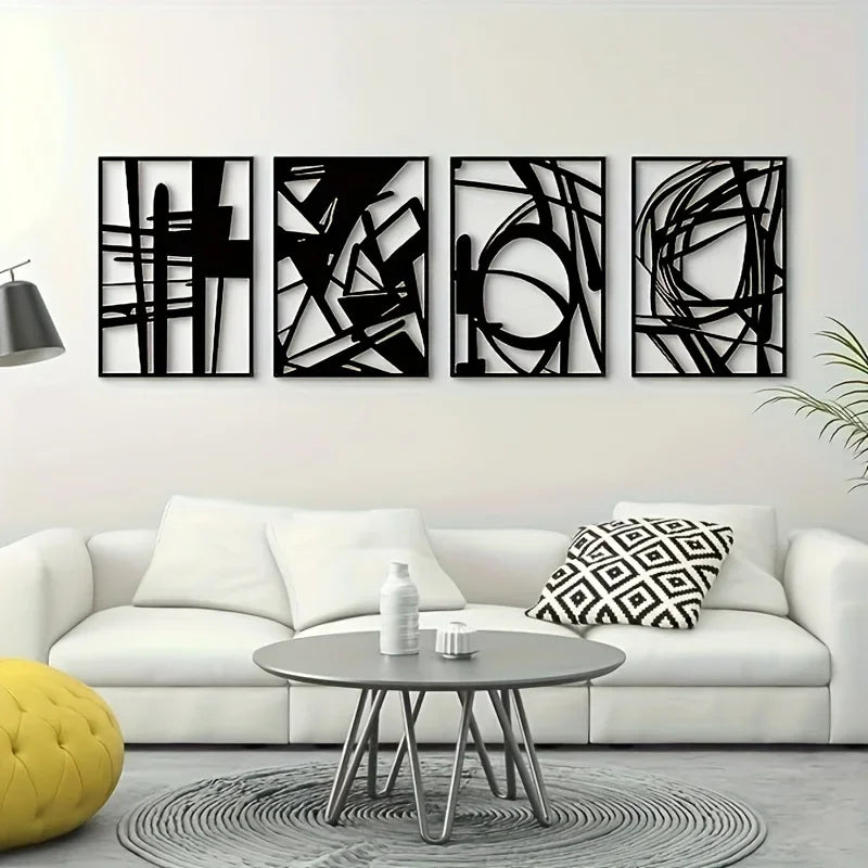 Décoration Murale Métal Abstrait