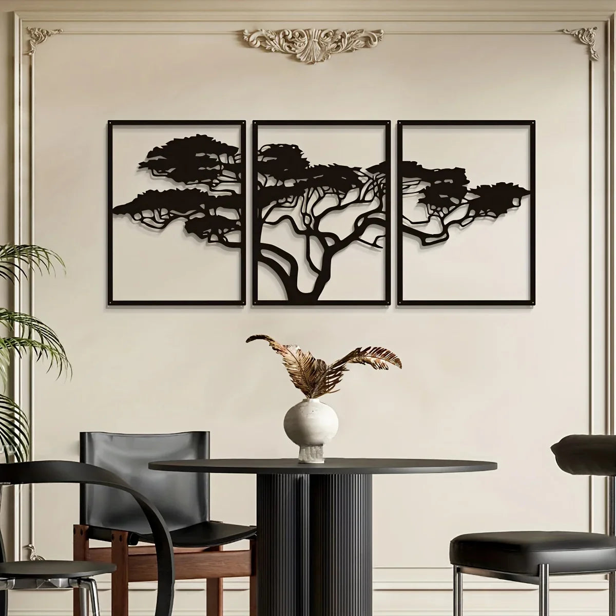 Décoration Murale Arbre Métal | 93 x 39,5 cm