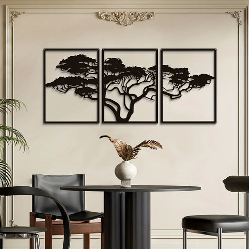 Décoration Murale Arbre Métal | 93 x 39,5 cm