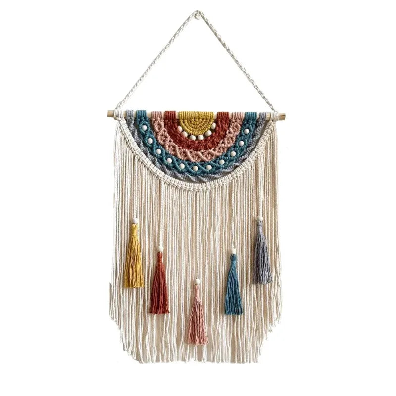Macramé Mural Coloré | 40 x 60cm