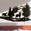 Décoration Murale Animaux En Métal | 40 x 28 cm