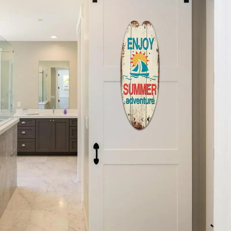Planche De Surf Décoration Murale | 45 x 16 cm