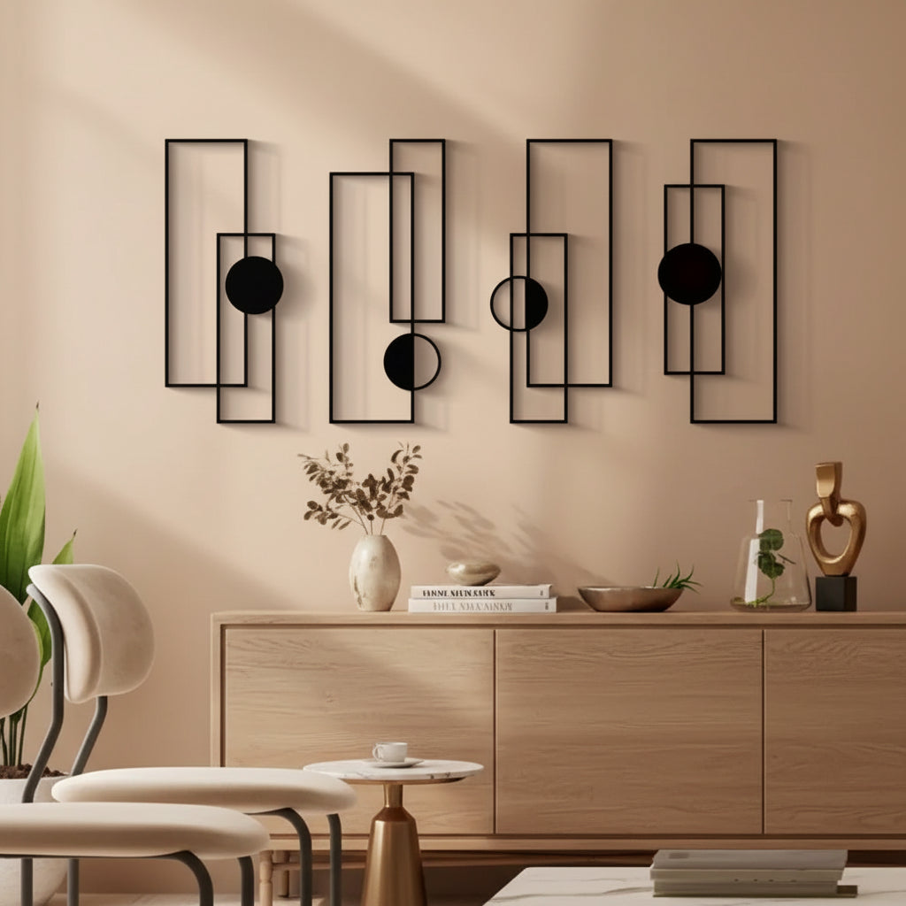 Décoration Murale Au Dessus D'un Buffet | 17,5 x 40 cm