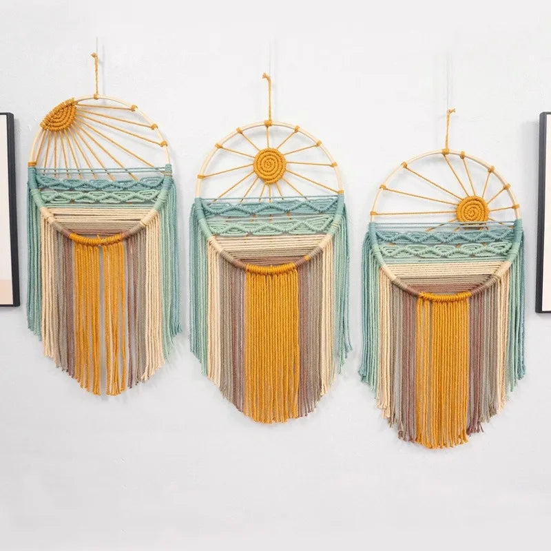 Cercle Macramé Mural | 27 x 60 cm