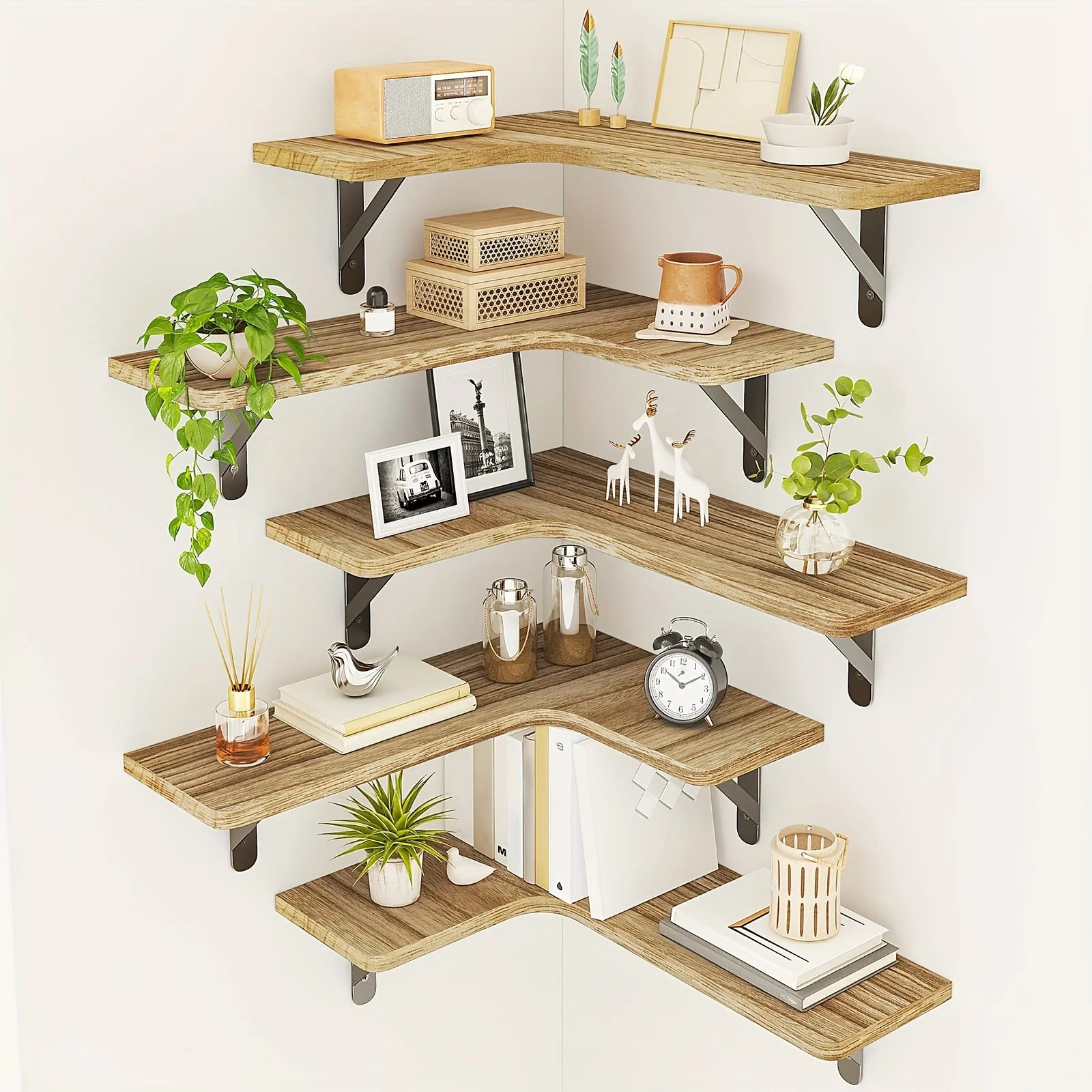 Étagère Murale Décorative En Bois