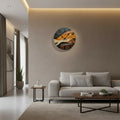 Horloge Murale Décorative Bois | 25 x 25 cm
