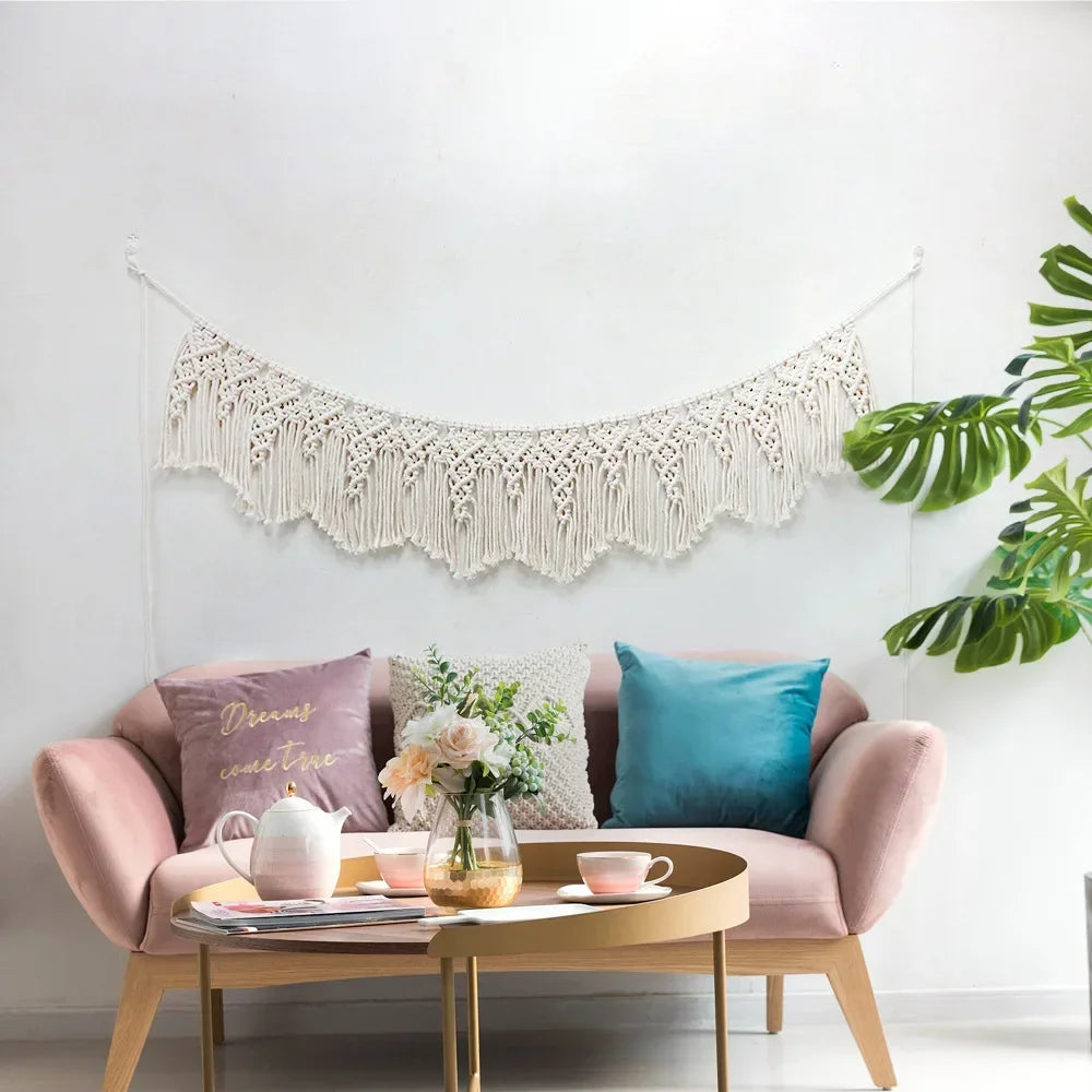 Grand Macramé Mural | 120 x 125 cm