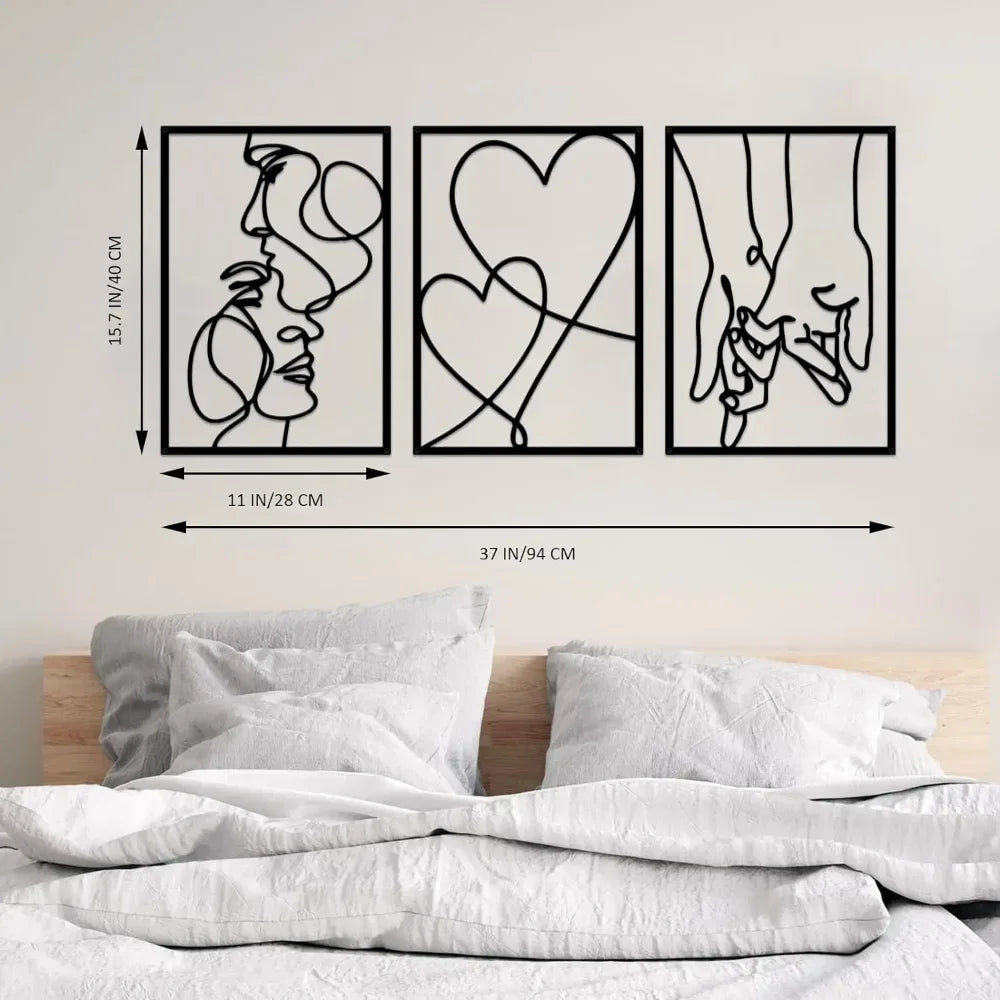 Grande Décoration Murale Salon | 94 x 40 cm