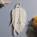 Décoration Murale Plume Macramé | 28 cm de Long