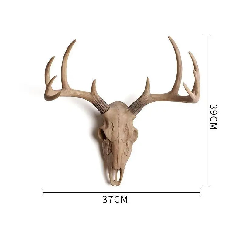Bois De Cerf Décoration Murale | 39 x 37 cm