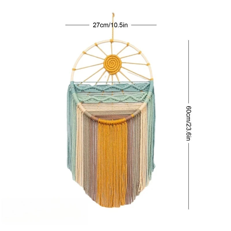 Cercle Macramé Mural | 27 x 60 cm