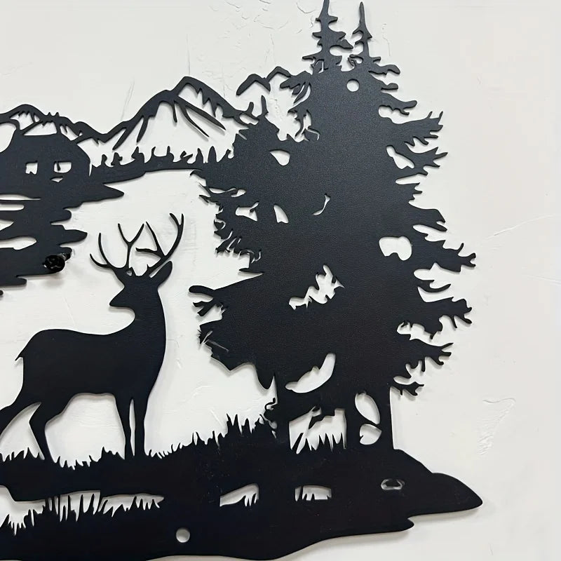 Décoration Murale Animaux En Métal | 40 x 28 cm