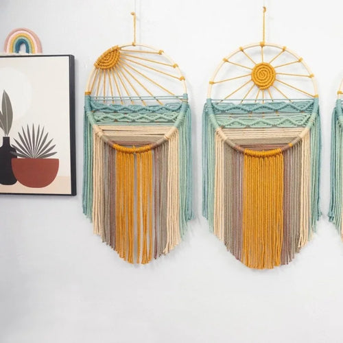 Cercle Macramé Mural | 27 x 60 cm