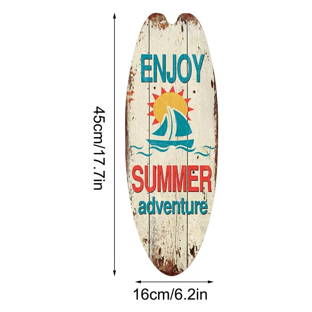 Planche De Surf Décoration Murale | 45 x 16 cm