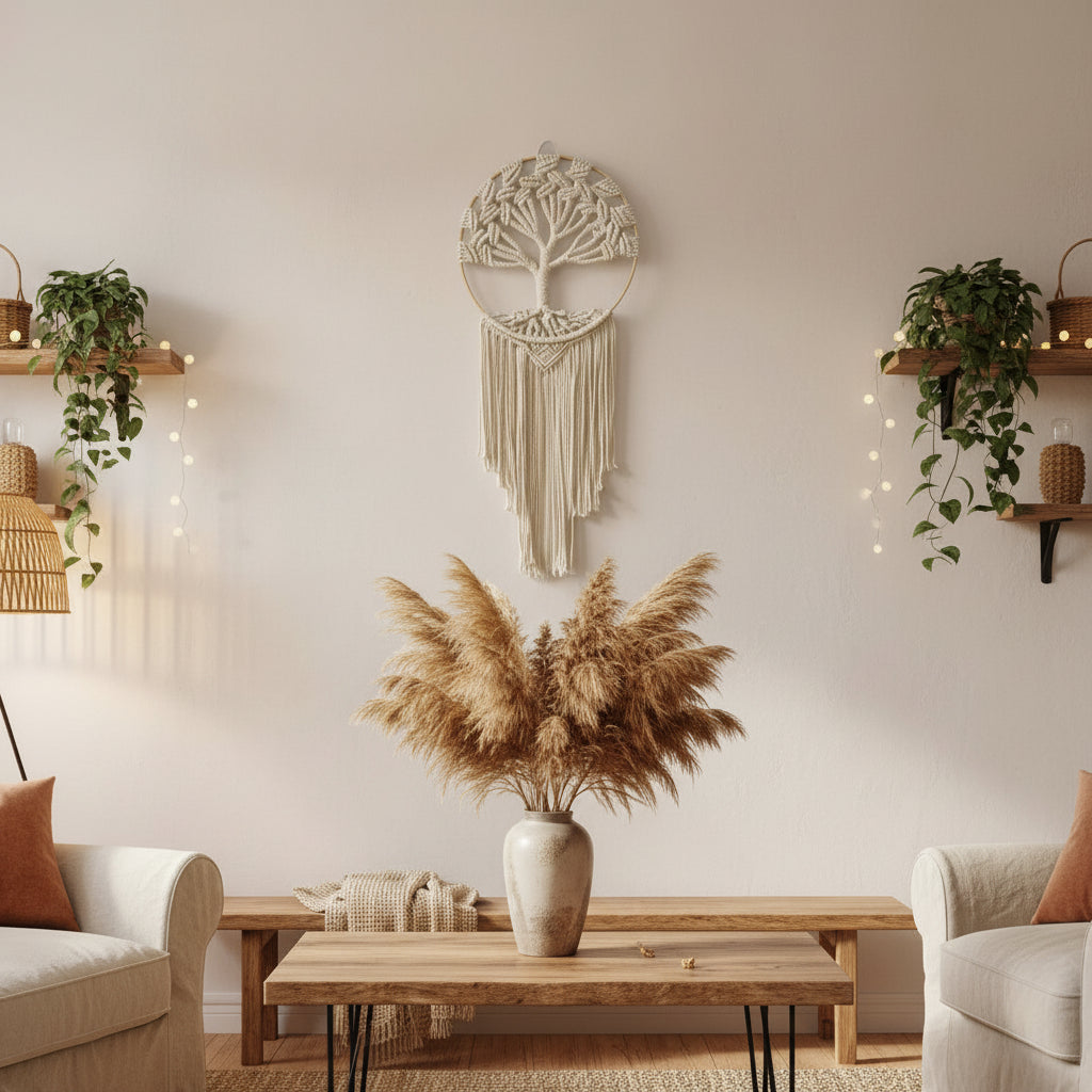 Décoration Murale Macramé | 75 x 30 cm